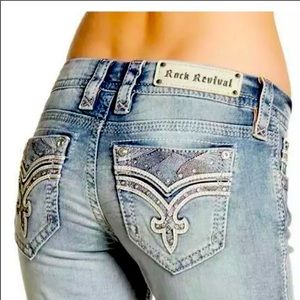 Rock Revival Brunella Bootcut Jeans Size 27